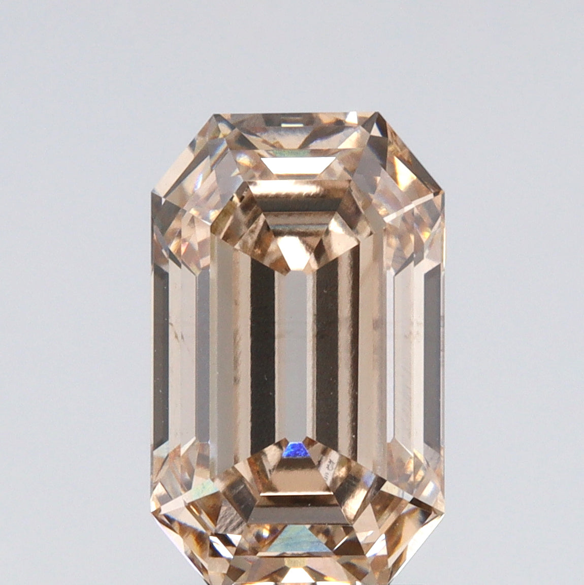 2.64ct | N/VS1 Champagne Antique Octagon Shape Step Cut Lab Diamond (IGI)-LITHOS Diamond