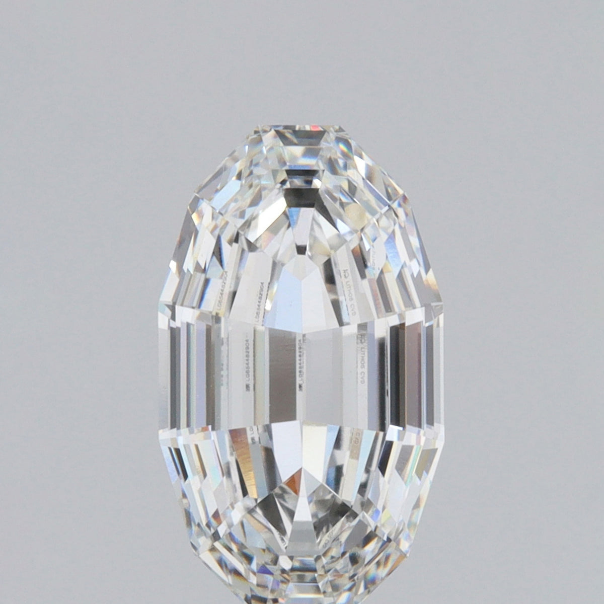 3.33ct | E/VS1 Oval Shape Step Cut Lab Diamond (IGI)
