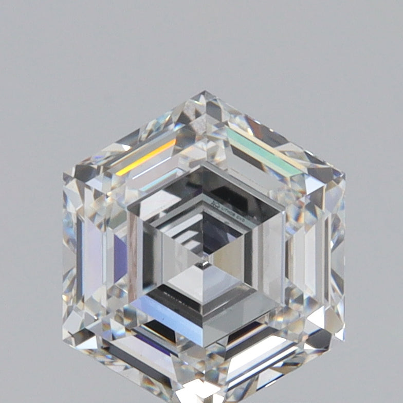 1.78ct | E/VS1 Hexagon Shape Step Cut Lab Diamond (IGI)