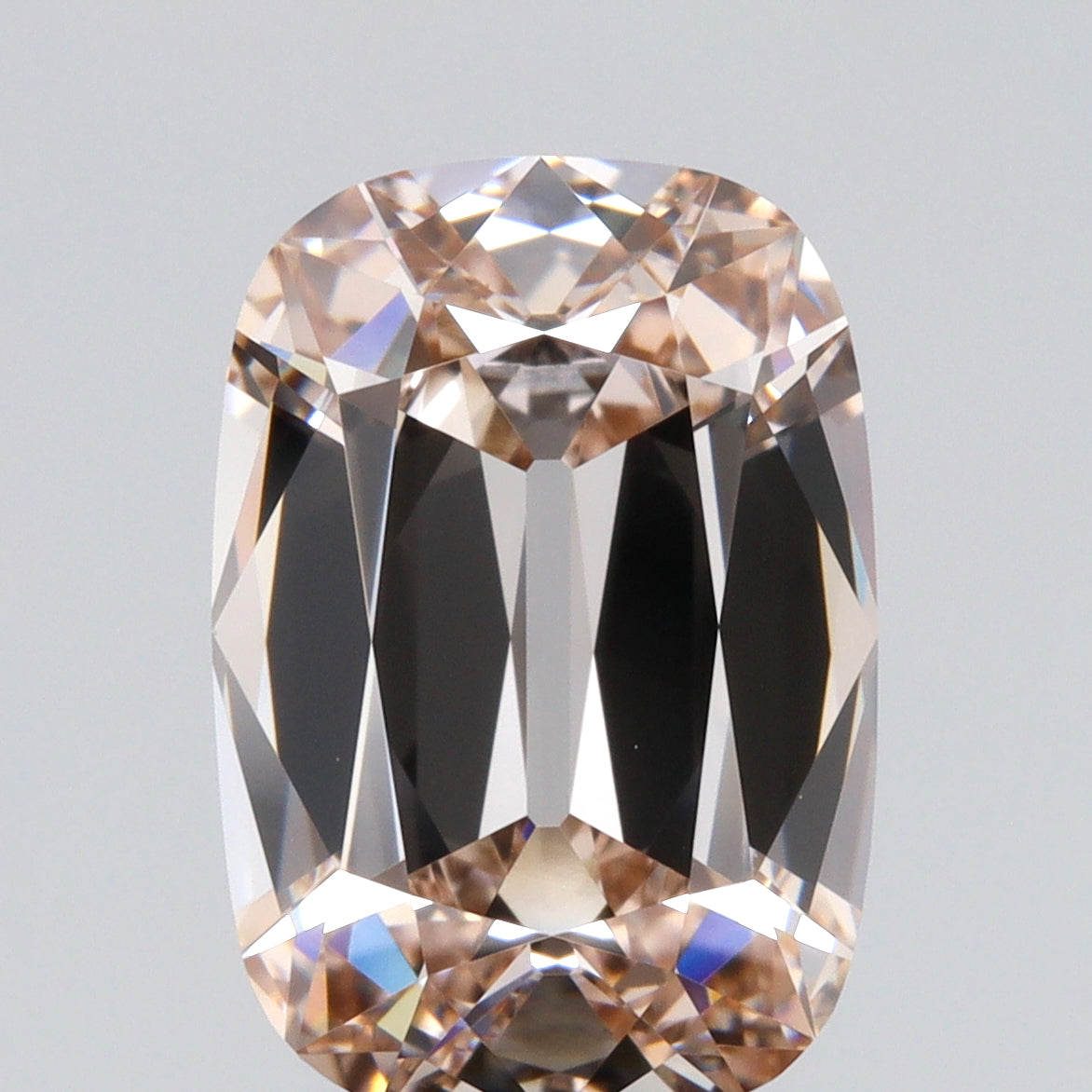 3.21ct | N/VS1 Champagne Cushion Shape Old Mine Cut Lab Diamond (IGI)