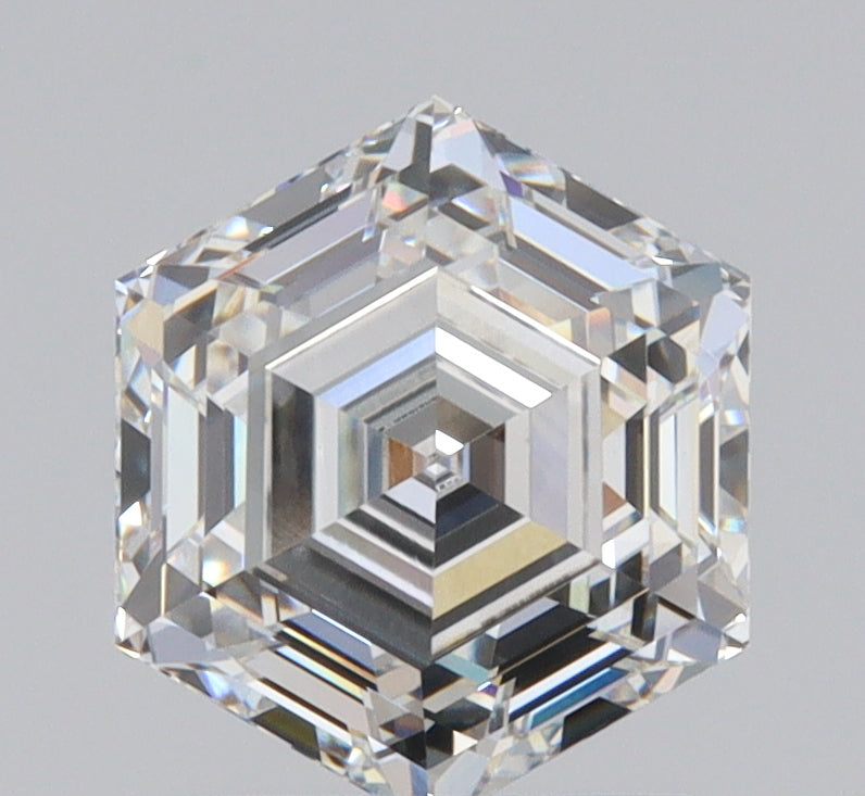 2.01ct | G/VS1 Hexagon Shape Step Cut Lab Diamond (IGI)