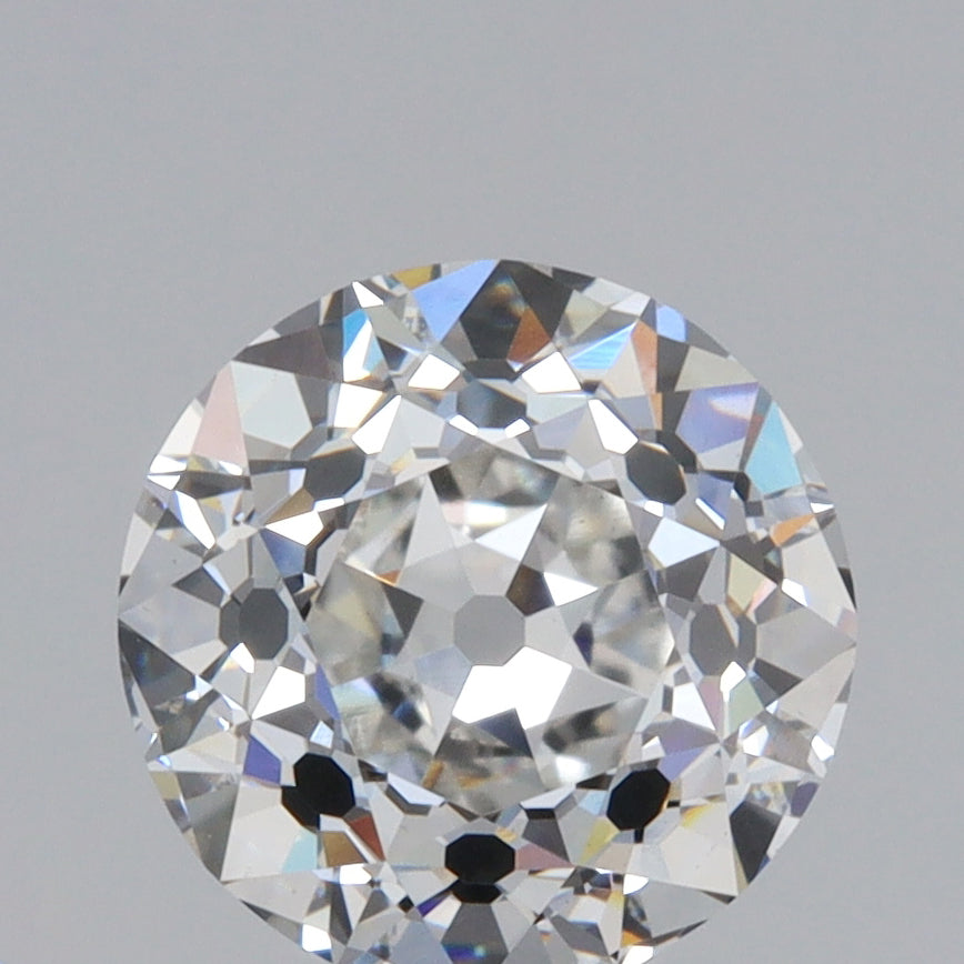 2.55ct | E/VS1 Round Shape Old European Cut Lab Diamond (IGI)