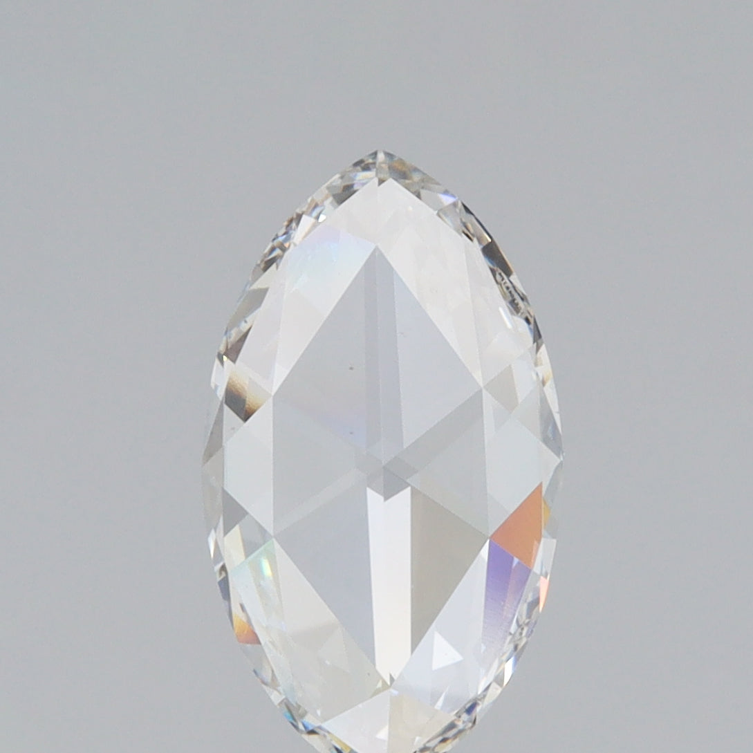 1.17ct | F/VS1 Marquise Shape Rose Cut Lab Diamond (IGI)-LITHOS Diamond