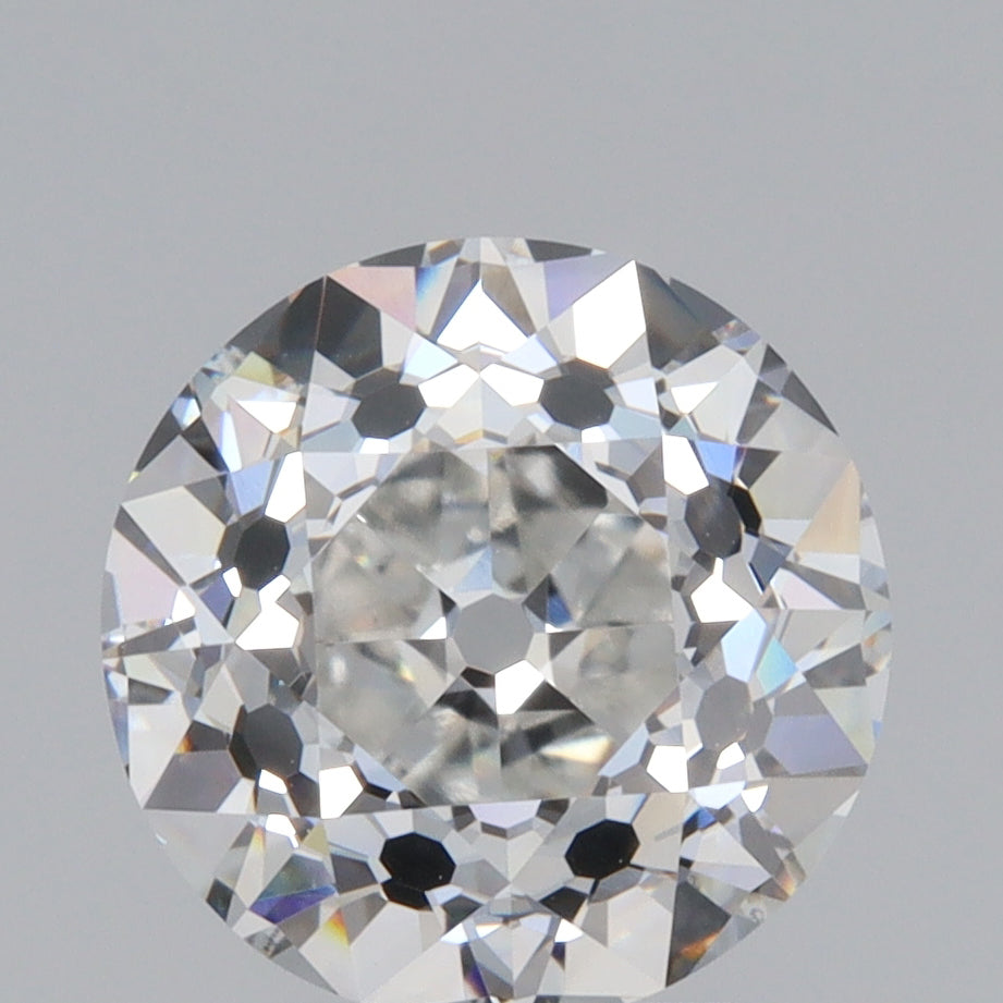 3.38ct | E/VVS2 Round Shape Old European Cut Lab Diamond (IGI)