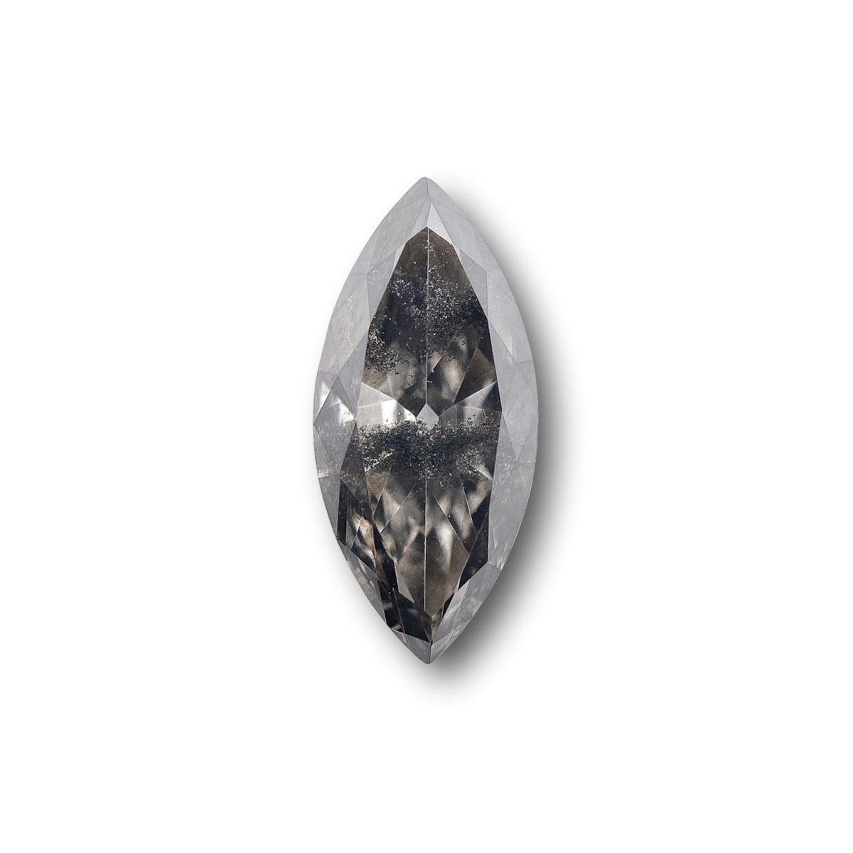 1.65ct | Salt & Pepper Marquise Shape Brilliant Cut Lab Diamond