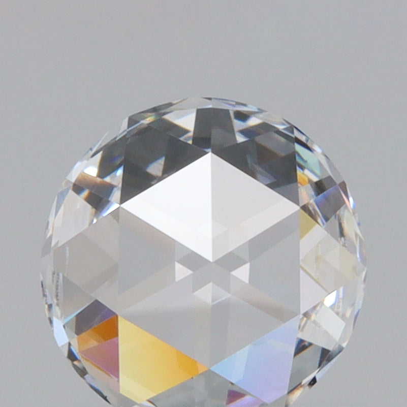 0.52ct | E/VVS2 Round Shape Rose Cut Lab Diamond (IGI)
