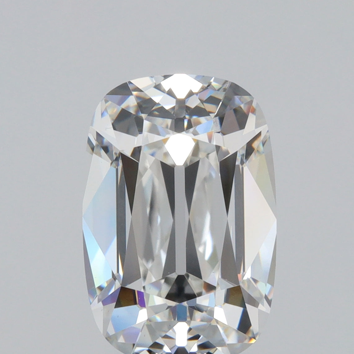 3.90ct | F/VS1 Cushion Shape Old Mine Cut Lab Diamond (IGI)-LITHOS Diamond