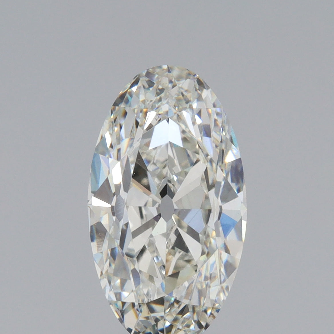 2.70ct | F/VS1 Oval Shape Old Mine Cut Lab Diamond (IGI)