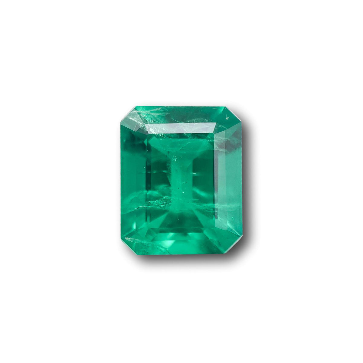 2.42ct | Step Cut Emerald Shape Lab Emerald