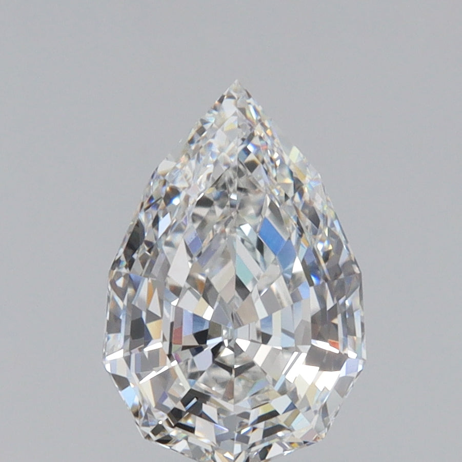 1.66ct | E/VVS2 Pear Shape Step Cut Lab Diamond (IGI)-LITHOS Diamond