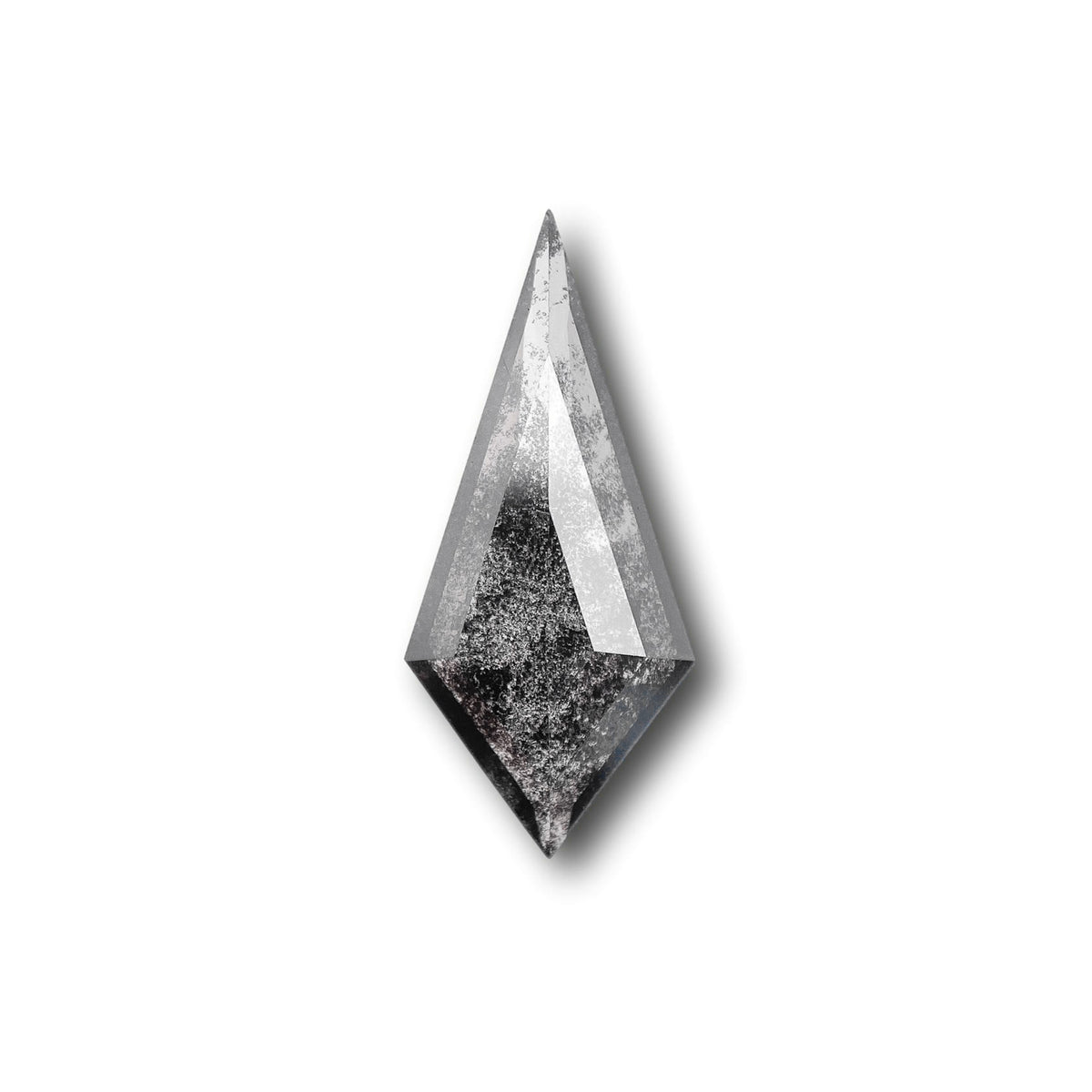 1.38ct | Salt & Pepper Kite Shape Step Cut Lab Diamond