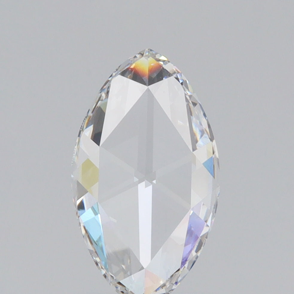 1.03ct | F/VS1 Marquise Shape Rose Cut Lab Diamond (IGI)-LITHOS Diamond