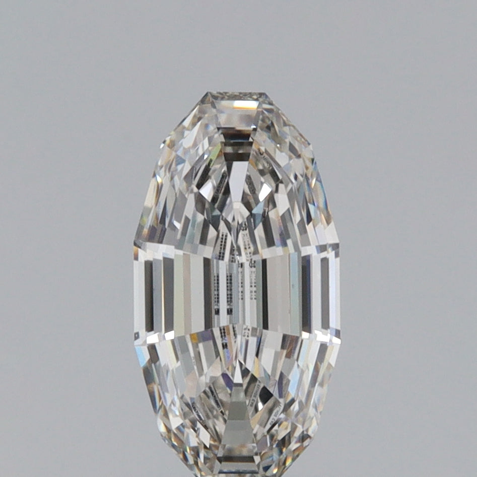1.31ct | H/VVS2 Oval Shape Step Cut Lab Diamond (IGI)