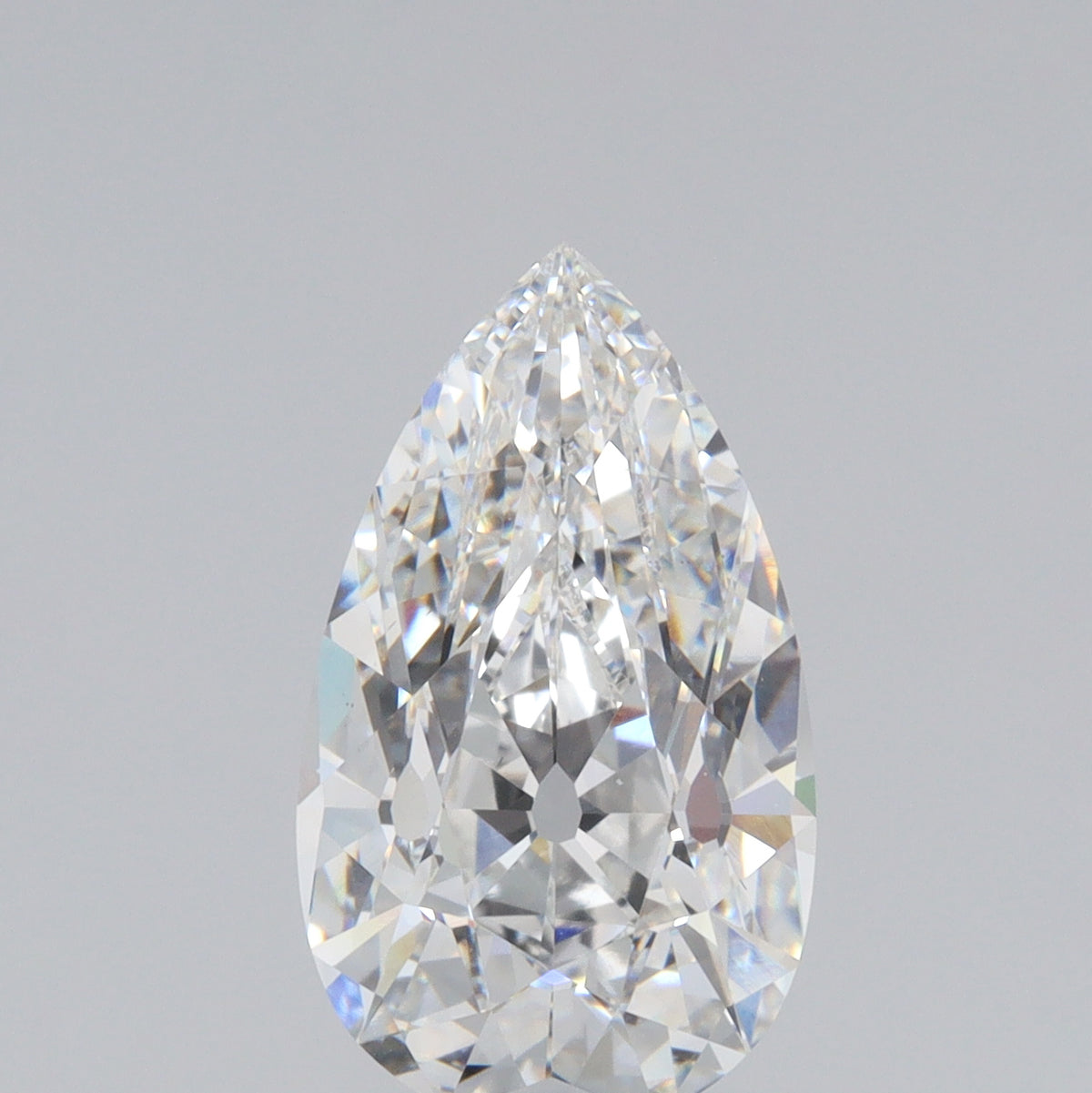 3.34ct | E/VS1 Pear Shape Old Mine Cut Lab Diamond (IGI)