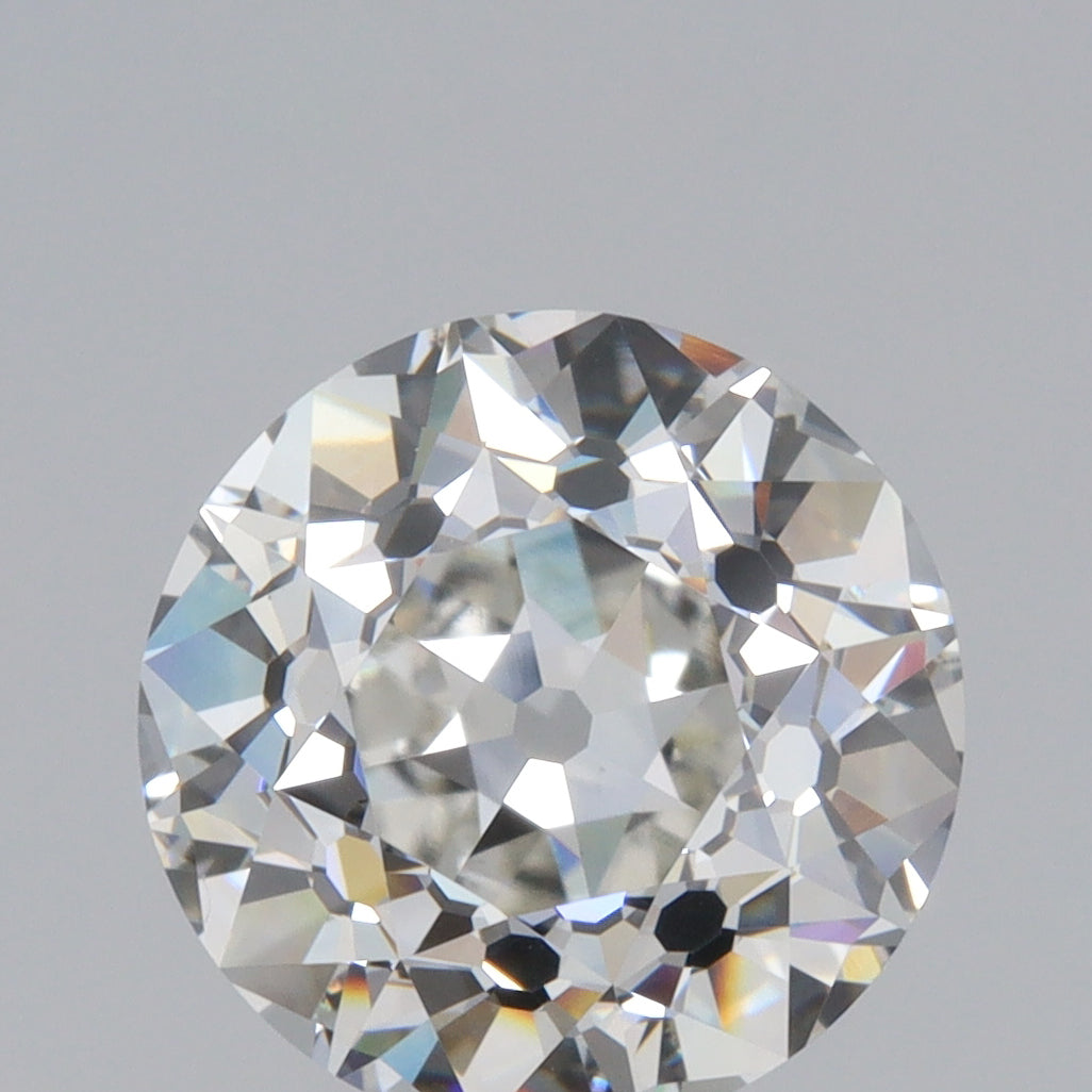 4.01ct | F/VS1 Round Shape Old European Cut Lab Diamond (IGI)