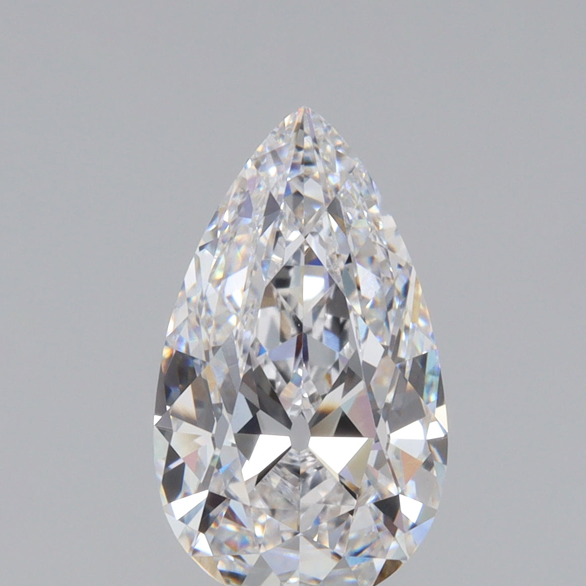 2.62ct | E/VVS2 Pear Shape Old Mine Cut Lab Diamond (IGI)-LITHOS Diamond