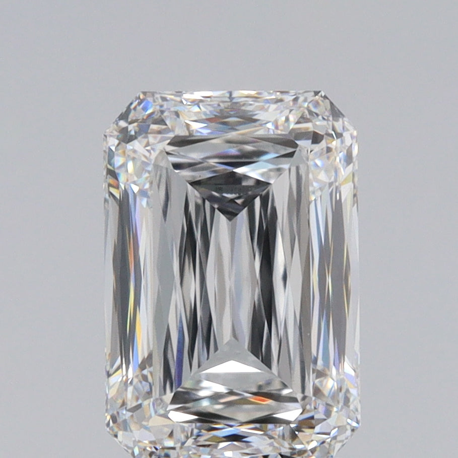 2.38ct | E/VS1 Emerald Shape Lattice Cut Lab Diamond (IGI)