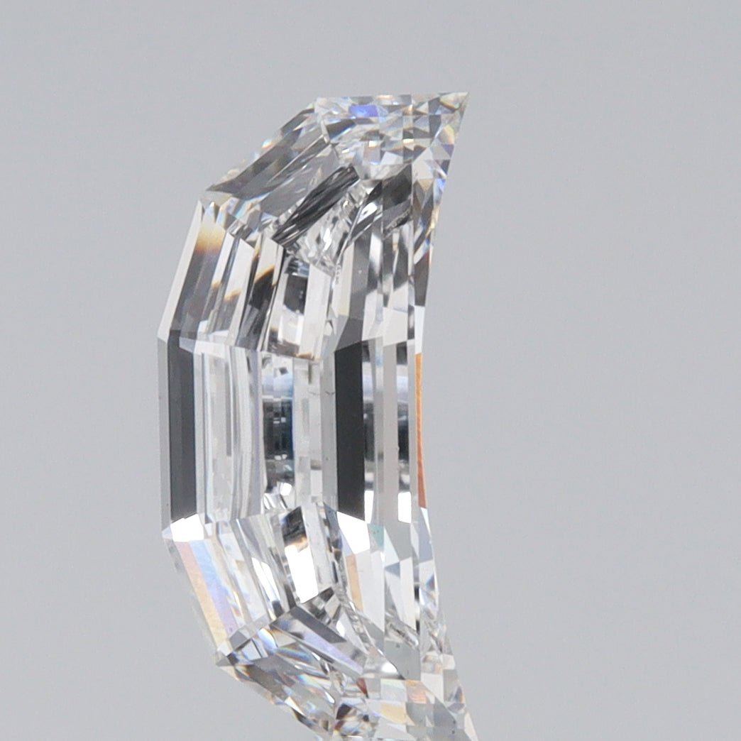 1.94ct | E/VS1 Half Moon Shape Step Cut Lab Diamond (IGI)