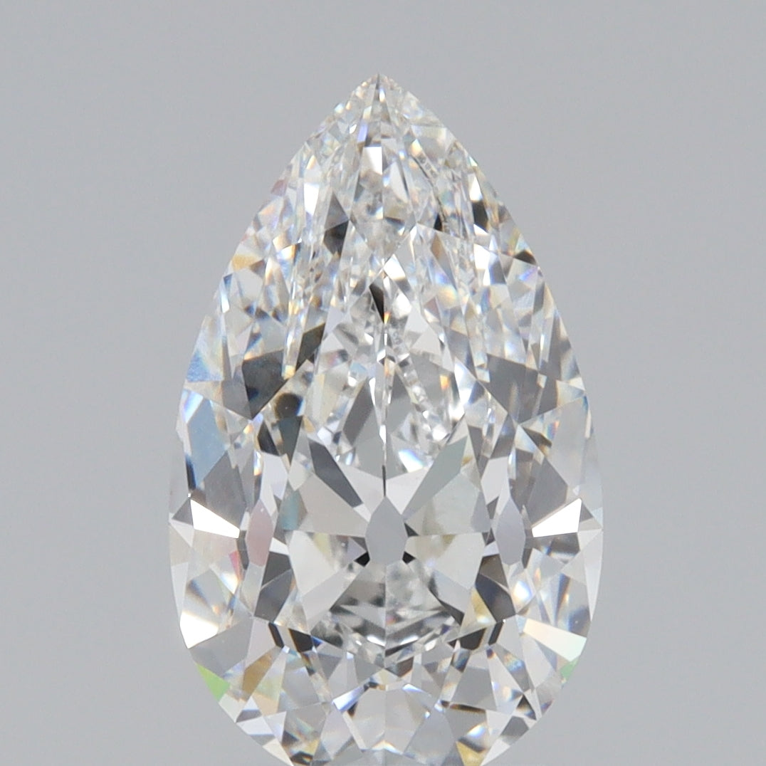 3.10ct | E/VVS2 Pear Shape Old Mine Cut Lab Diamond (IGI)