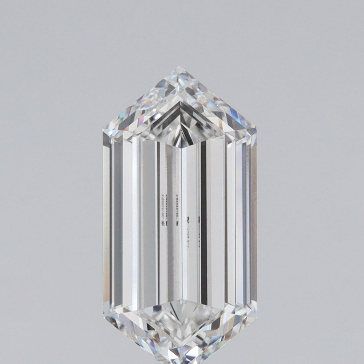 2.81ct | F/VS1 Hexagon Shape Step Cut Lab Diamond (IGI)