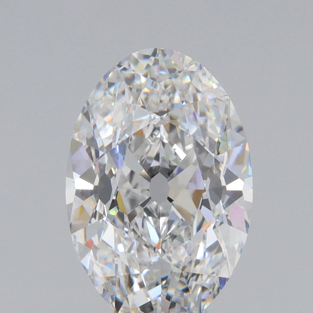 3.03ct | D/VS1 Oval Shape Old Mine Cut Lab Diamond (IGI)