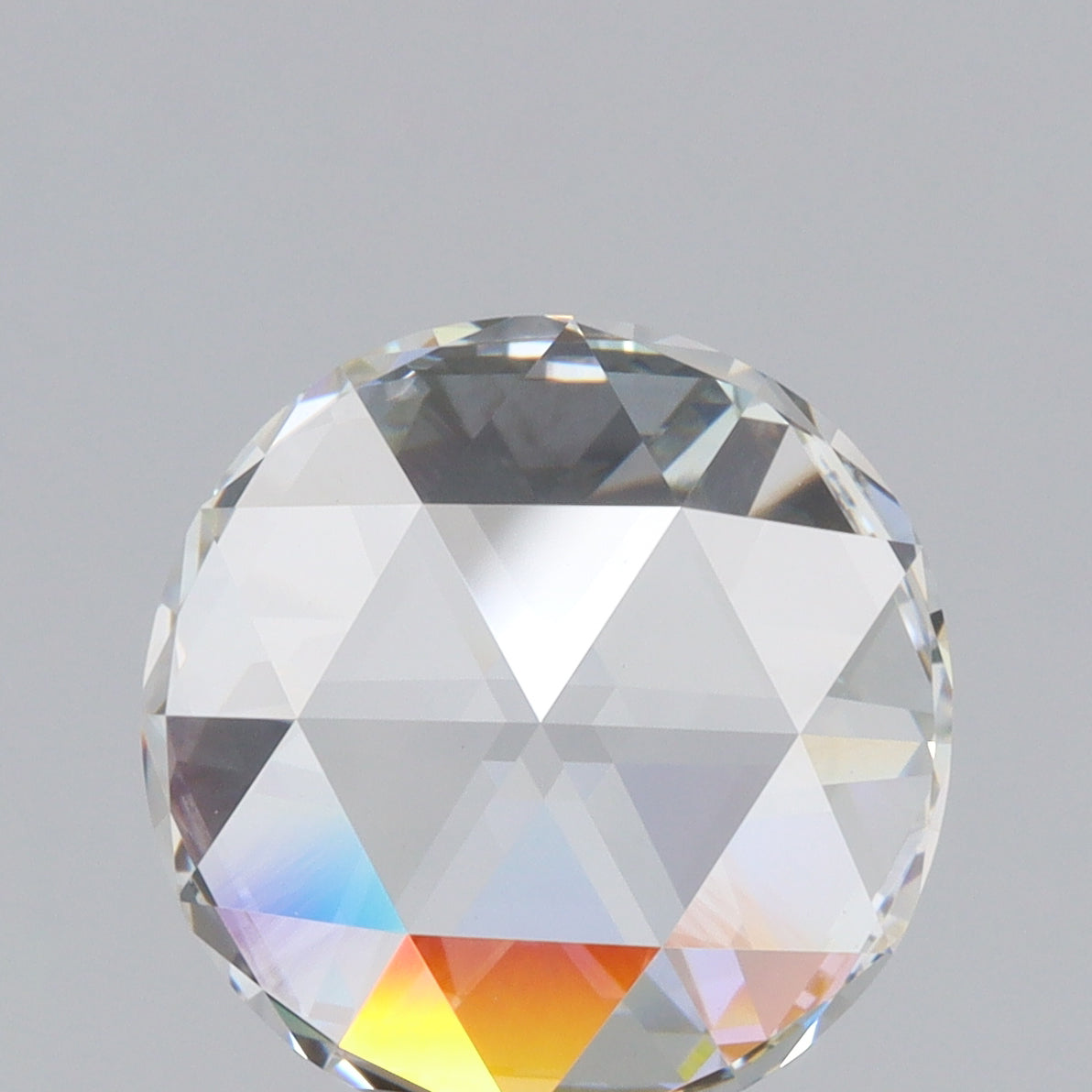3.61ct | G/VVS2 Round Shape Rose Cut Lab Diamond (IGI)