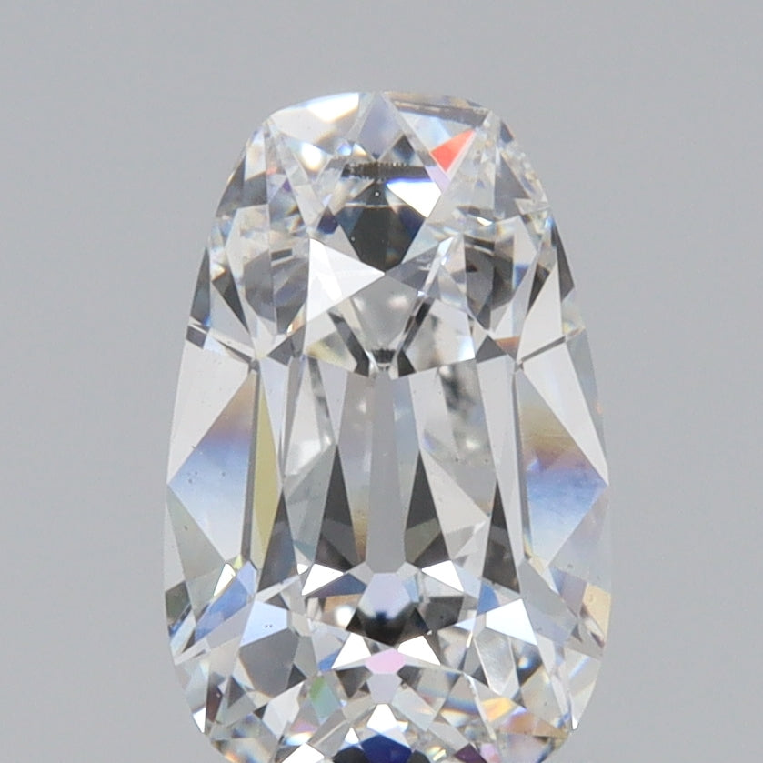 1.71ct | E/VS2 Tapered Cushion Shape Old Mine Cut Lab Diamond (IGI)