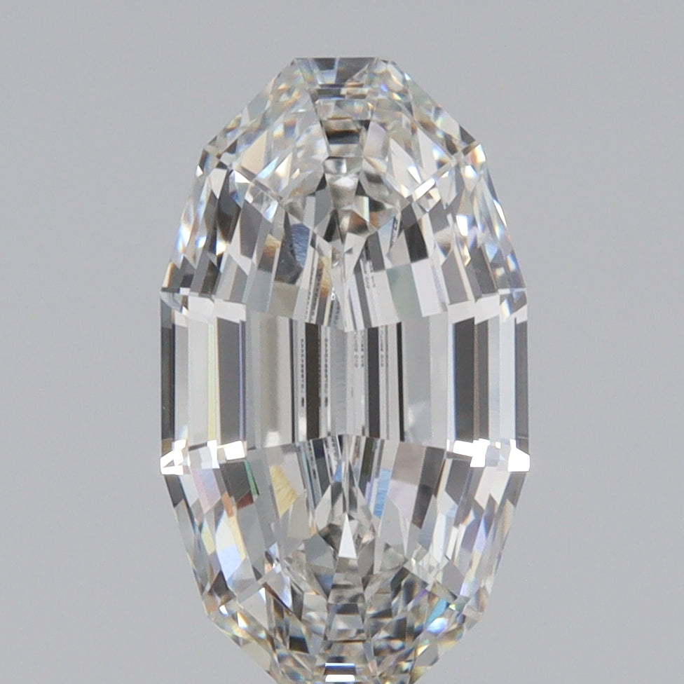 2.73ct | F/VS1 Oval Shape Step Cut Lab Diamond (IGI)