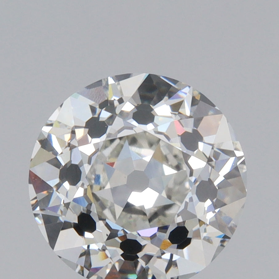 3.10ct | F/VS1 Round Shape Old European Cut Lab Diamond (IGI)
