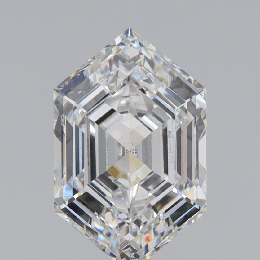 1.71ct | E/VS1 Hexagon Shape Step Cut Lab Diamond (IGI)