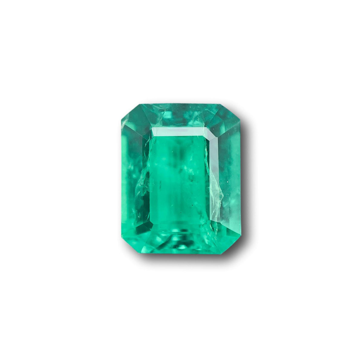 4.36ct | Step Cut Emerald Shape Lab Emerald