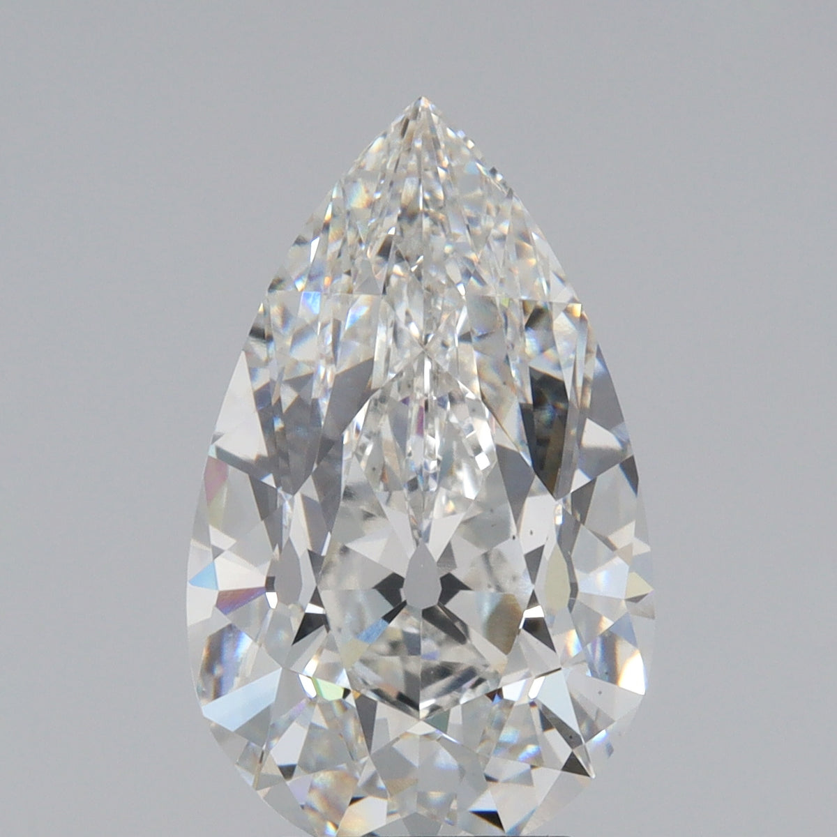 4.58ct | F/VS1 Pear Shape Old Mine Cut Lab Diamond (IGI)