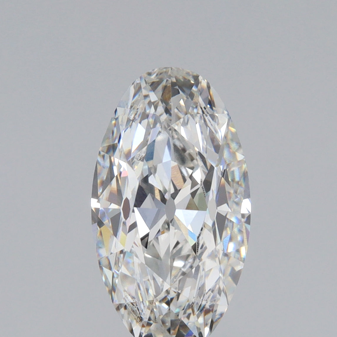 2.40ct | F/VVS2 Oval Shape Old Mine Cut Lab Diamond (IGI)-LITHOS Diamond