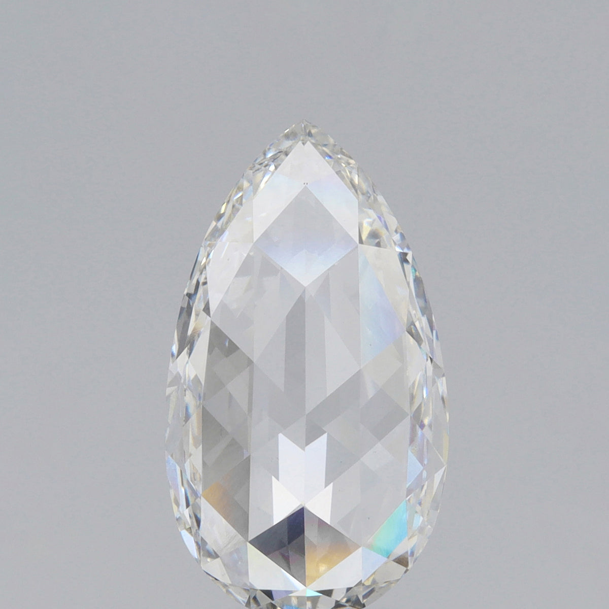 3.41ct | F/VS1 Pear Shape Rose Cut Lab Diamond (IGI)
