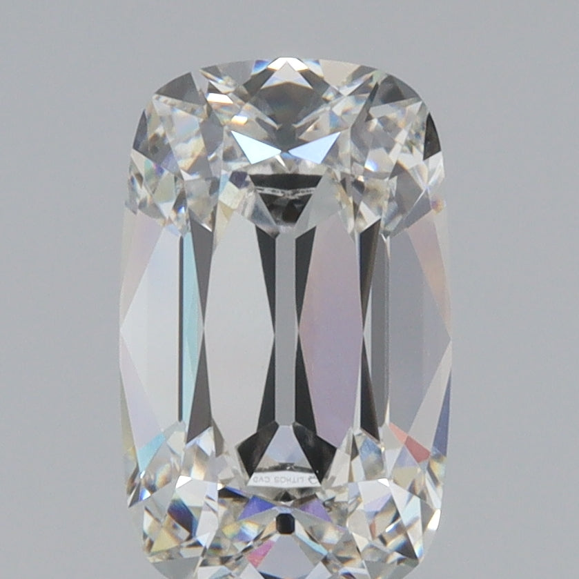 2.06ct | G/VS1 Cushion Shape Old Mine Cut Lab Diamond (IGI)-LITHOS Diamond