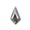 1.58ct | Salt & Pepper Kite Shape Step Cut Lab Diamond