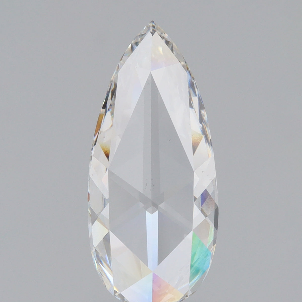 2.09ct | F/VS1 Pear Shape Rose Cut Lab Diamond (IGI)