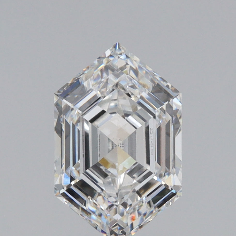 1.71ct | E/VS1 Hexagon Shape Step Cut Lab Diamond (IGI)-LITHOS Diamond