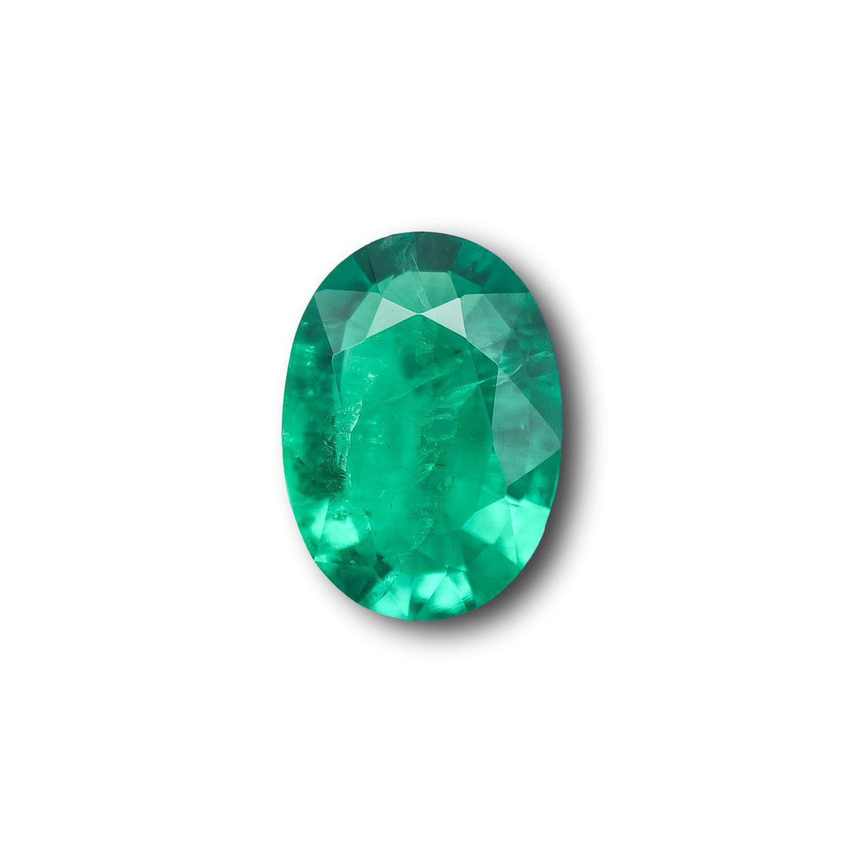 2.92ct | Brilliant Cut Oval Shape Lab Emerald