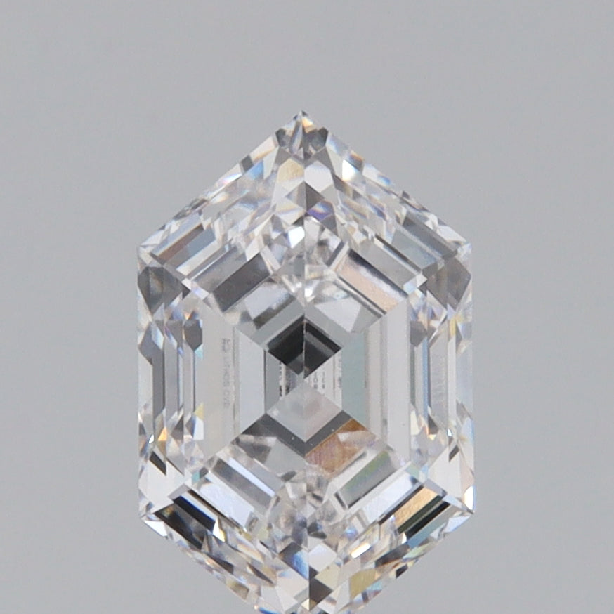 1.67ct | E/VS1 Hexagon Shape Step Cut Lab Diamond (IGI)-LITHOS Diamond