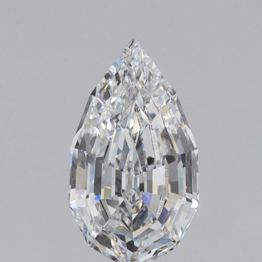 1.11ct | E/VS1 Pear Shape Step Cut Lab Diamond (IGI)