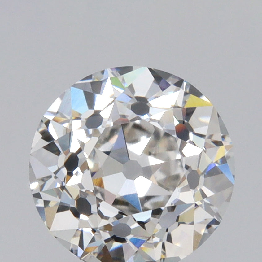 1.71ct | F/VVS2 Round Shape Old European Cut Lab Diamond (IGI)