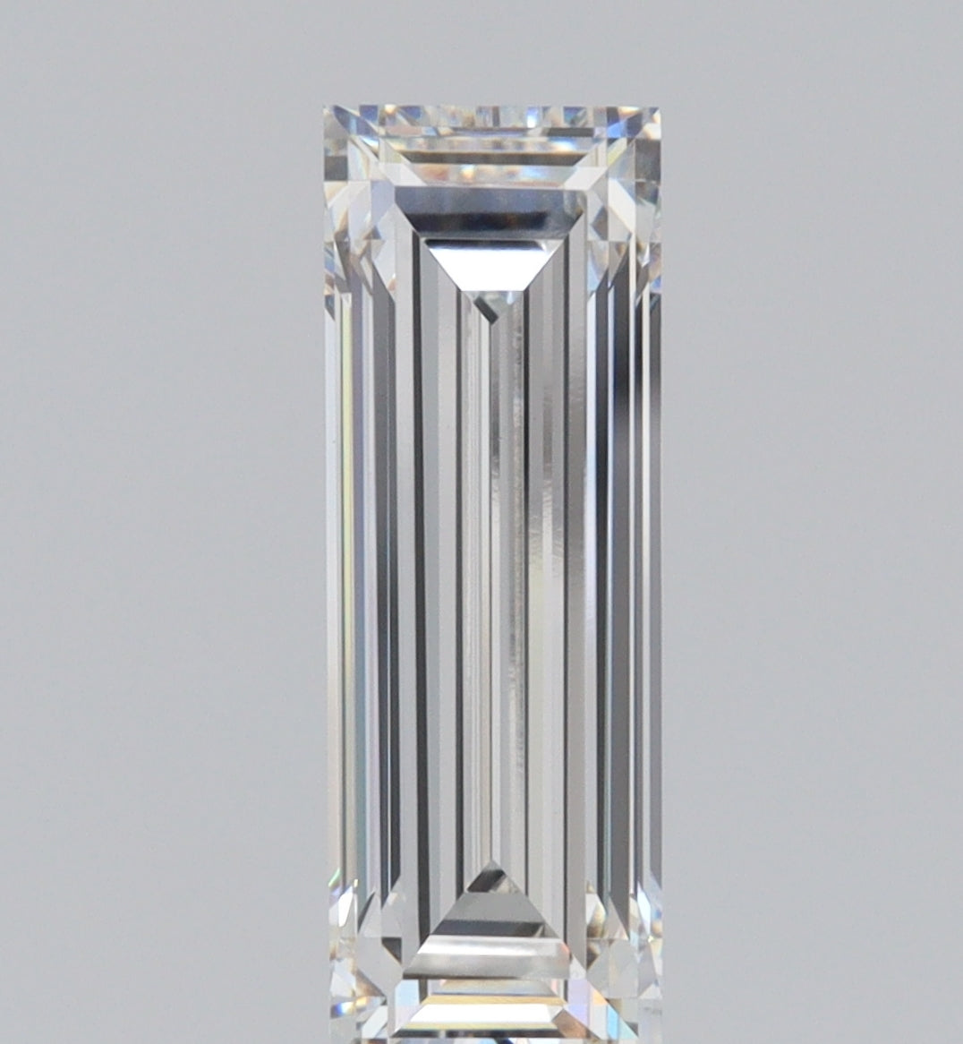 2.20ct | E/VVS2 Baguette Shape Step Cut Lab Diamond (IGI)