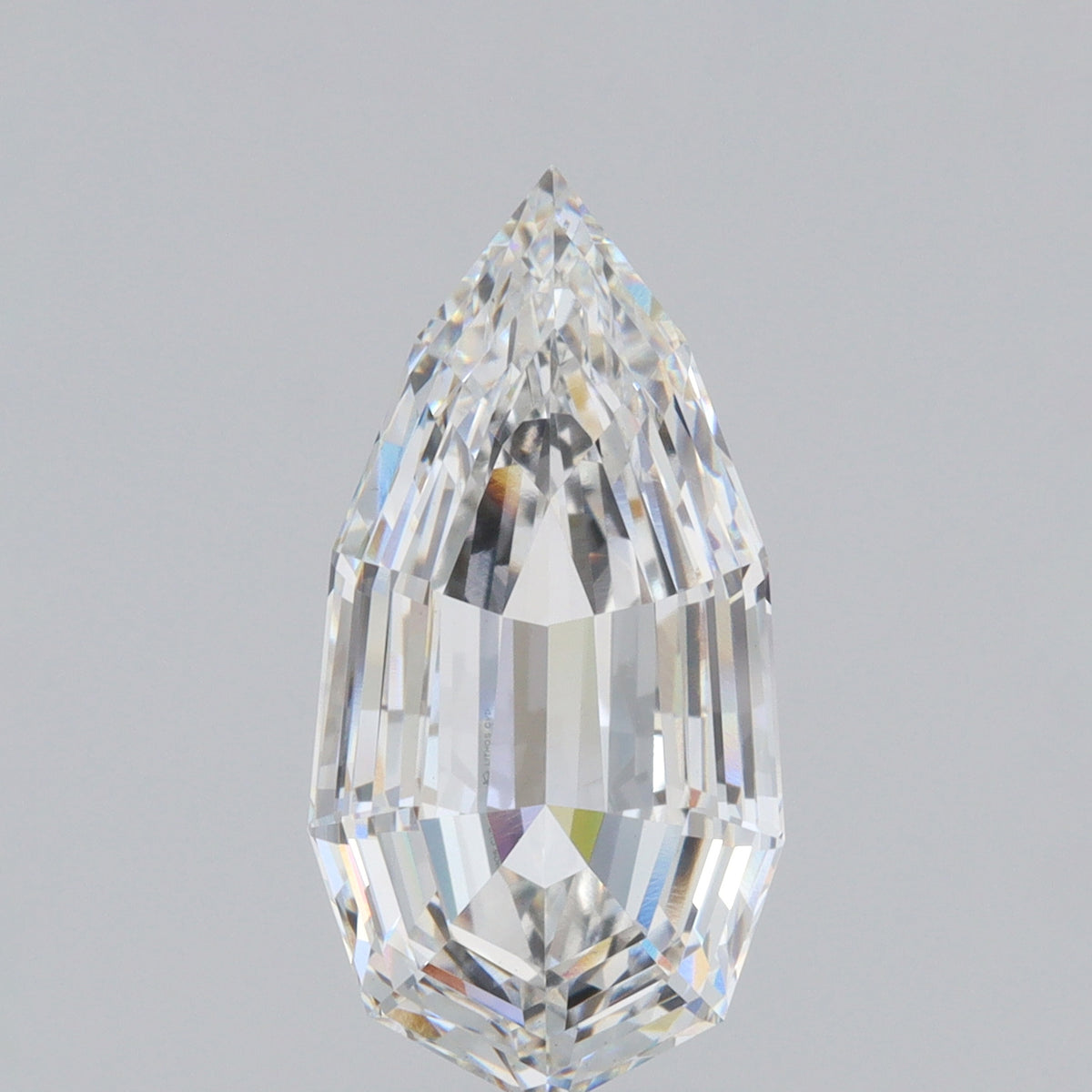 4.40ct | F/VS1 Pear Shape Step Cut Lab Diamond (IGI)-LITHOS Diamond