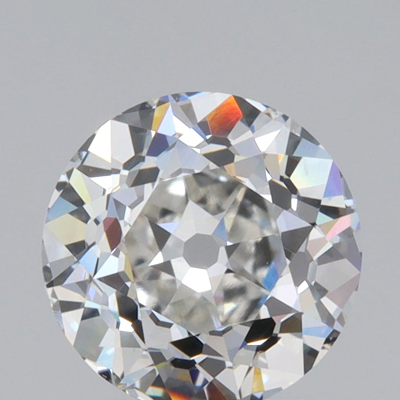 2.41ct | F/VS1 Round Shape Old European Cut Lab Diamond (IGI)-LITHOS Diamond