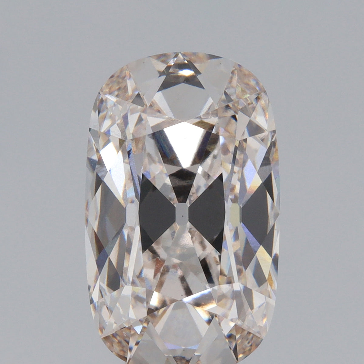5.50ct | J/VS1 Cushion Shape Antique Old Mine Cut Lab Diamond (IGI)
