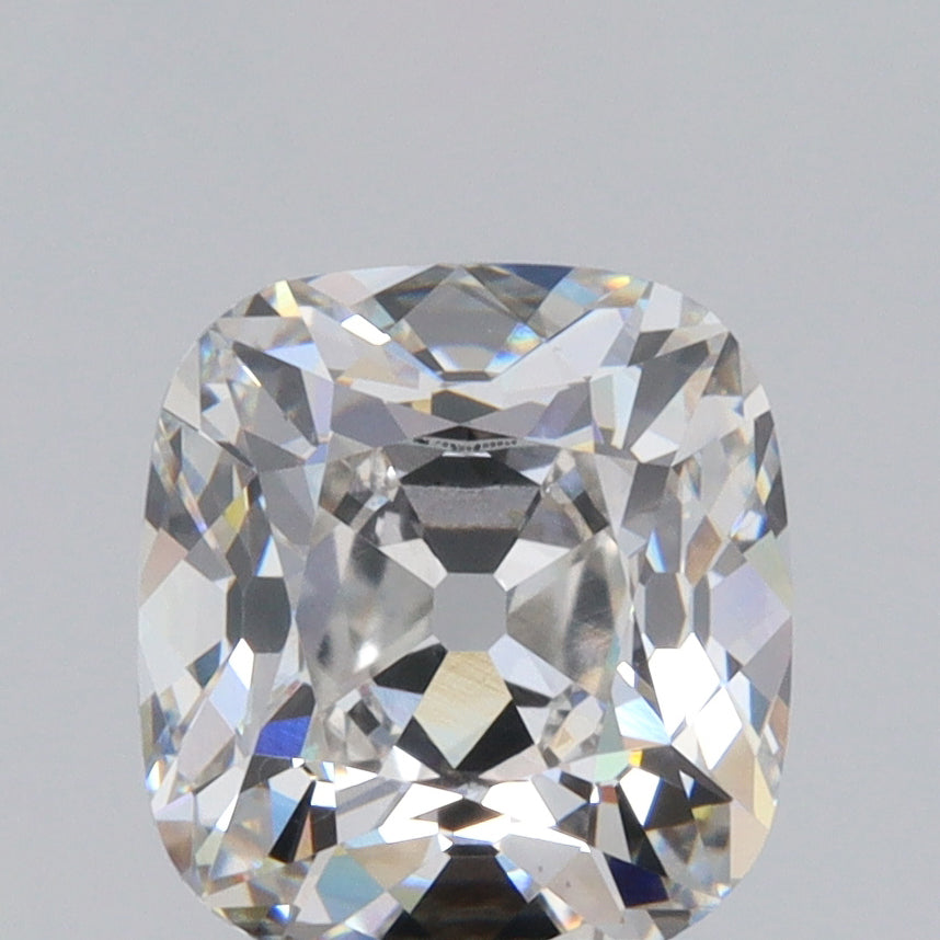 2.28ct | F/VS1 Cushion Shape Old Mine Cut Lab Diamond (IGI)