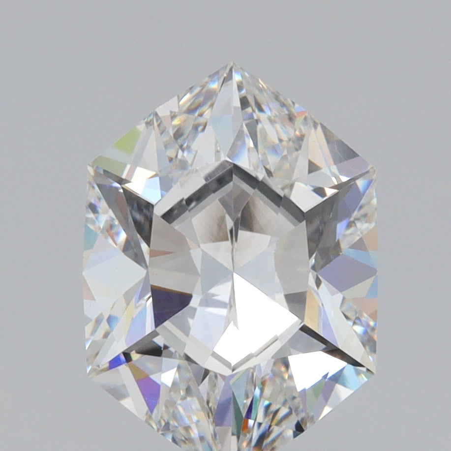 2.40ct | E/VVS2 Hexagon Shape Brilliant Cut Lab Diamond (IGI)