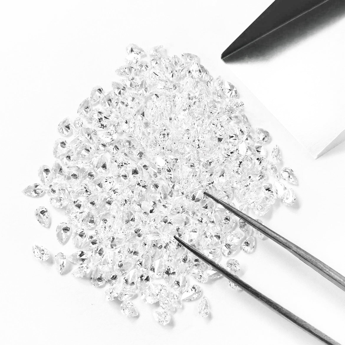 Pear Shape Brilliant Cut Calibrated Lab Diamond Melee