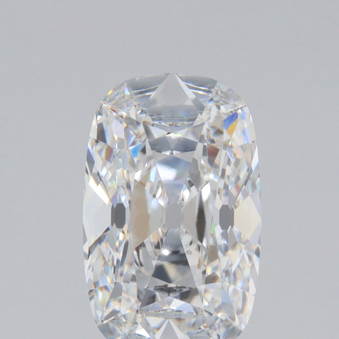 3.41ct | E/VS1 Antique Cushion Shape Old Mine Cut Lab Diamond (IGI)-LITHOS Diamond